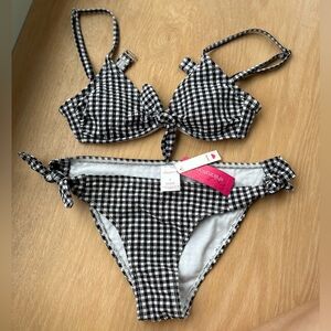 Target gingham bikini set.